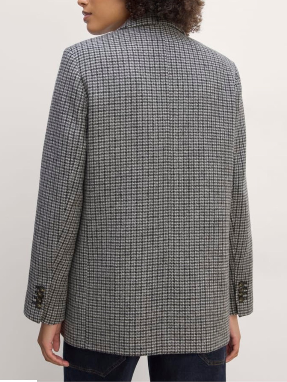 Everlane Oversized Houndstooth Wool Blazer - Picture 3 of 13